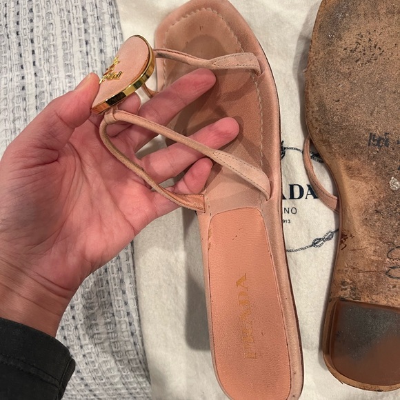 VINTAGE PRADA sandal Sz 39 9 - Picture 5 of 6